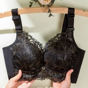 Elegant Black Lace Bra